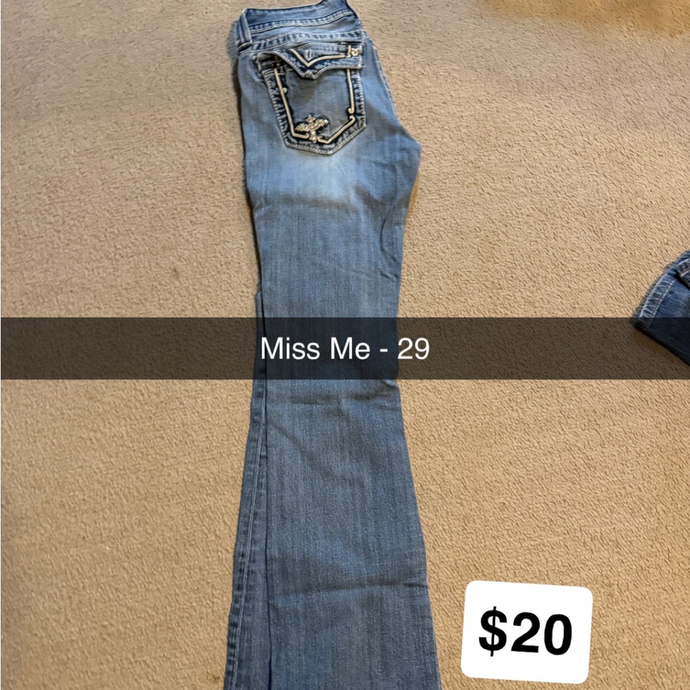 Miss Me Blue Boot Cut Jeans with Classic Style
